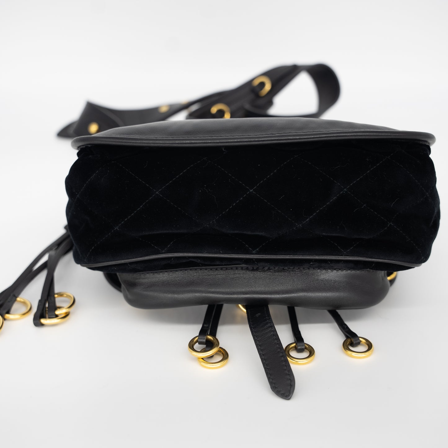 Prada Corsaire Leather Velvet Crossbody