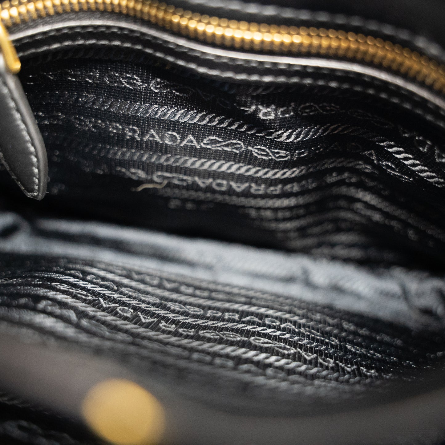 Prada Corsaire Leather Velvet Crossbody