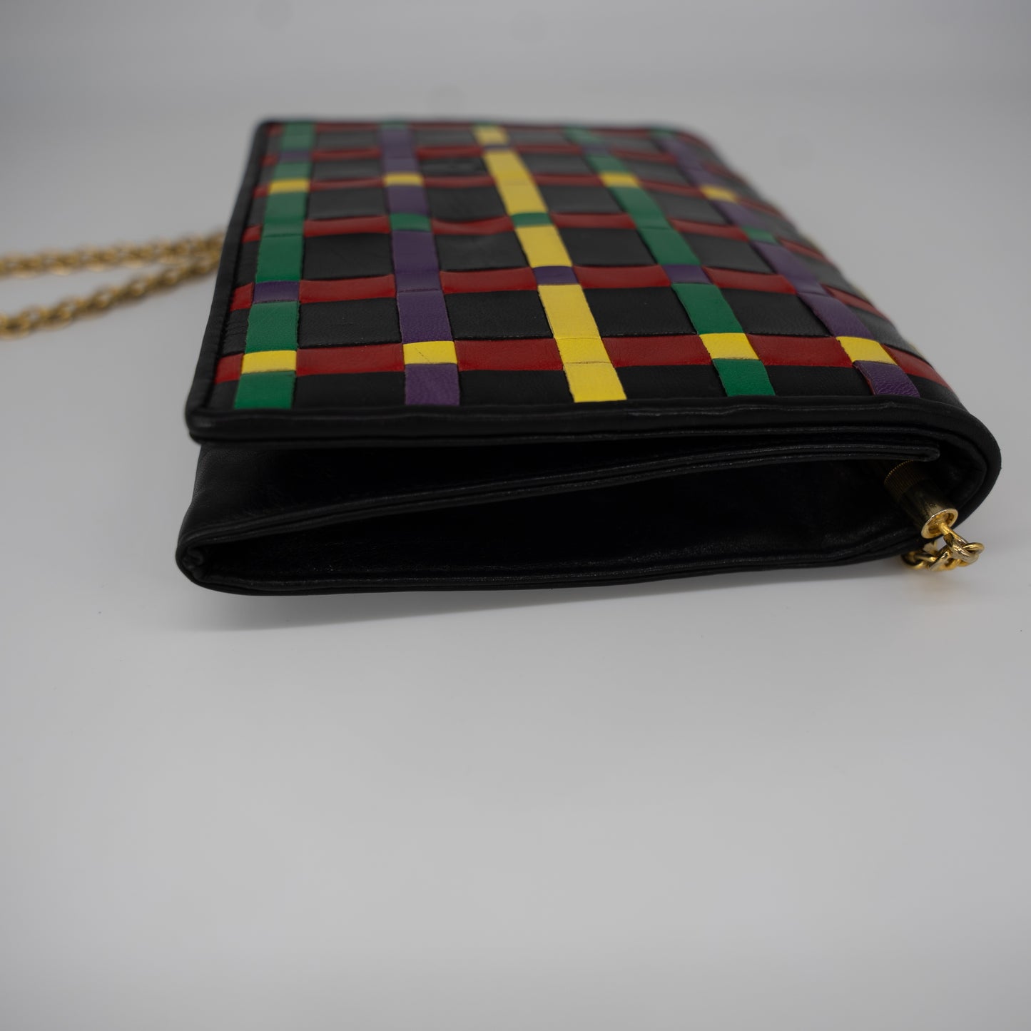 Fendi Colorful Rare Envelope Flap Shoulder Bag 1980's