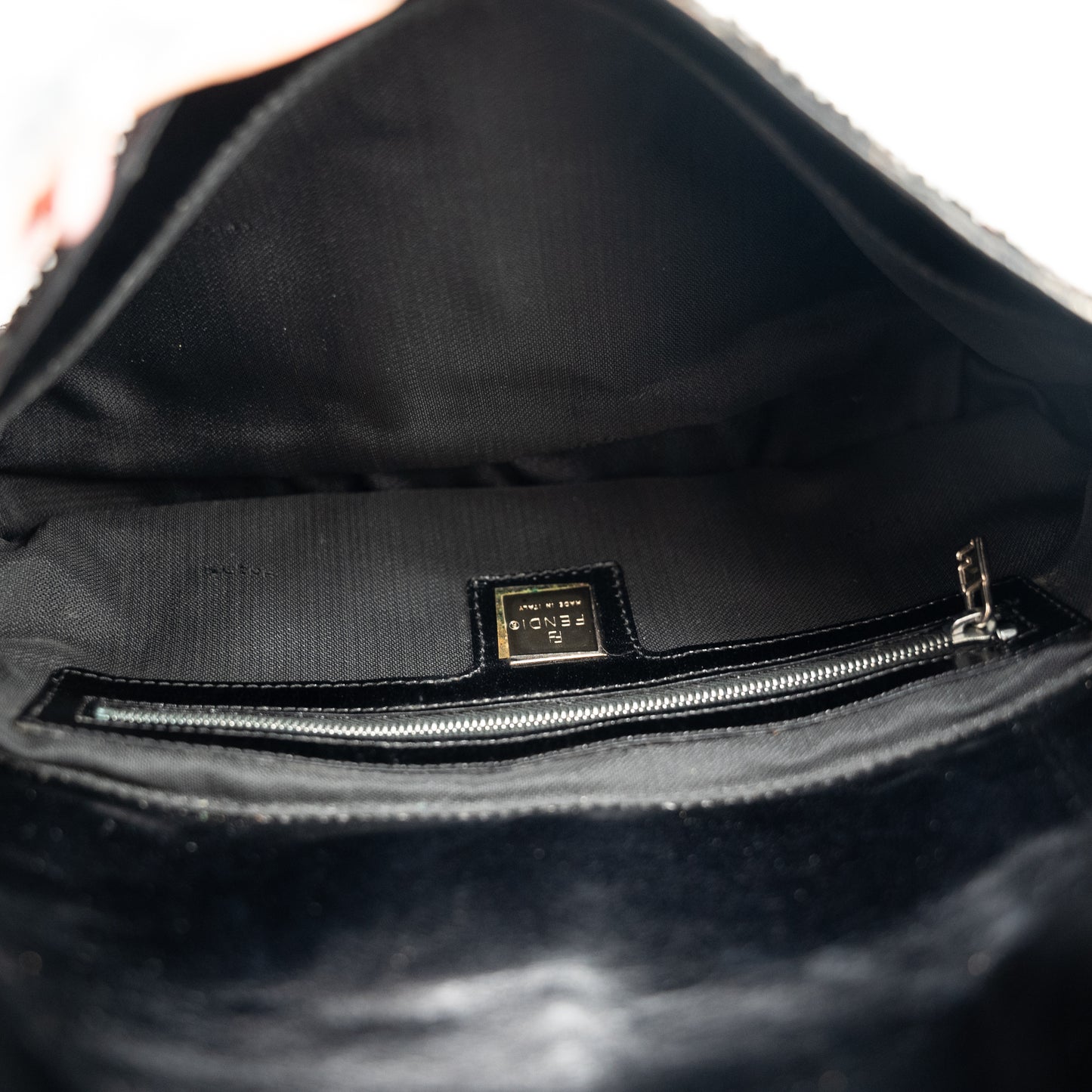 Fendi Baguette Vintage Black Beaded