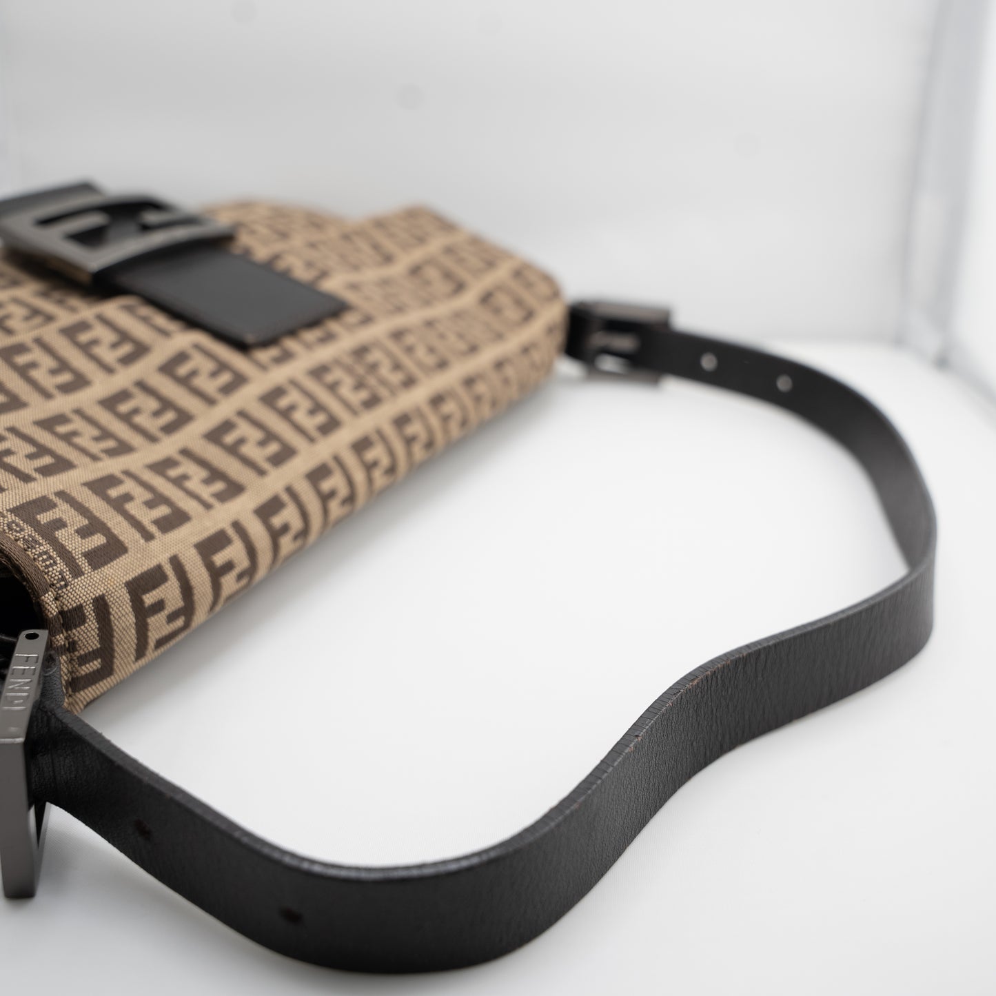 Fendi Canvas Monogram Baguette