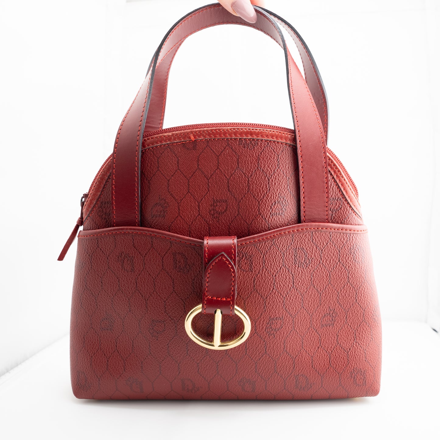 Christian Dior Vintage Red Mini Handbag