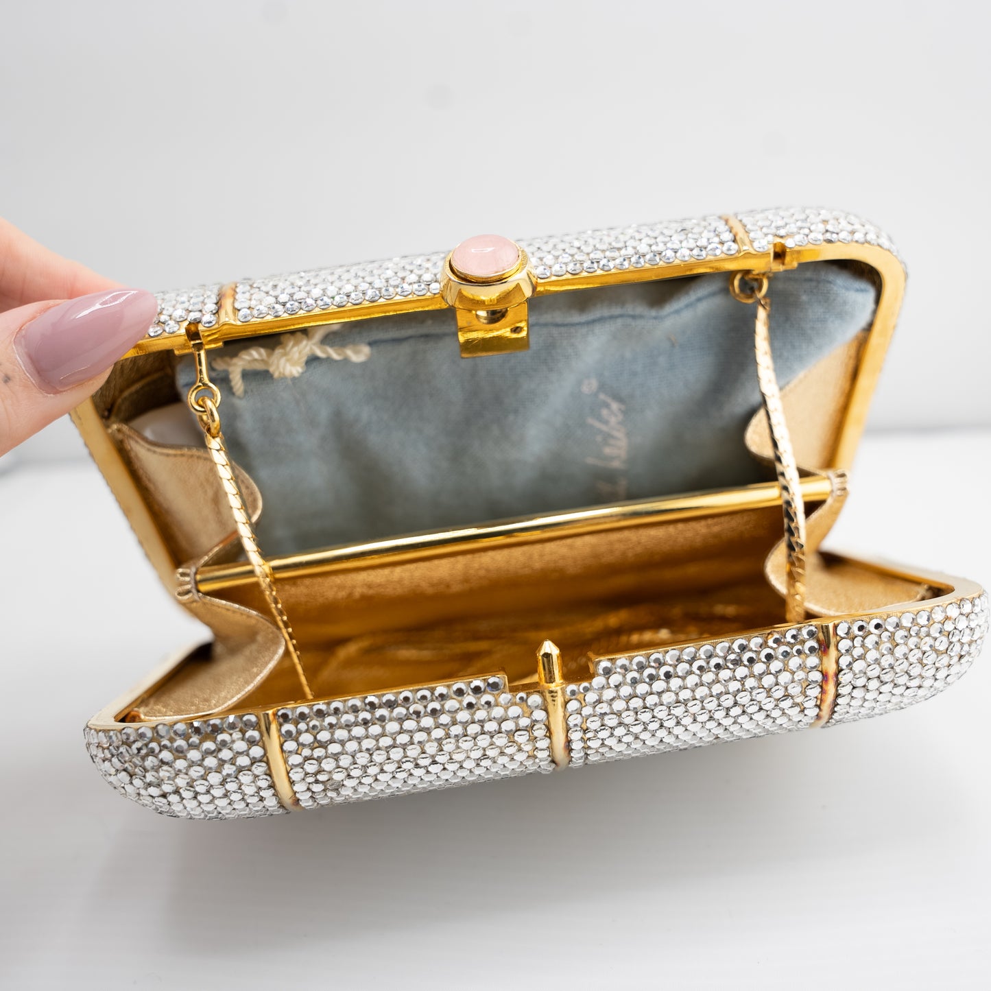 Judith Leiber Vintage Crystal Clutch Evening Bag