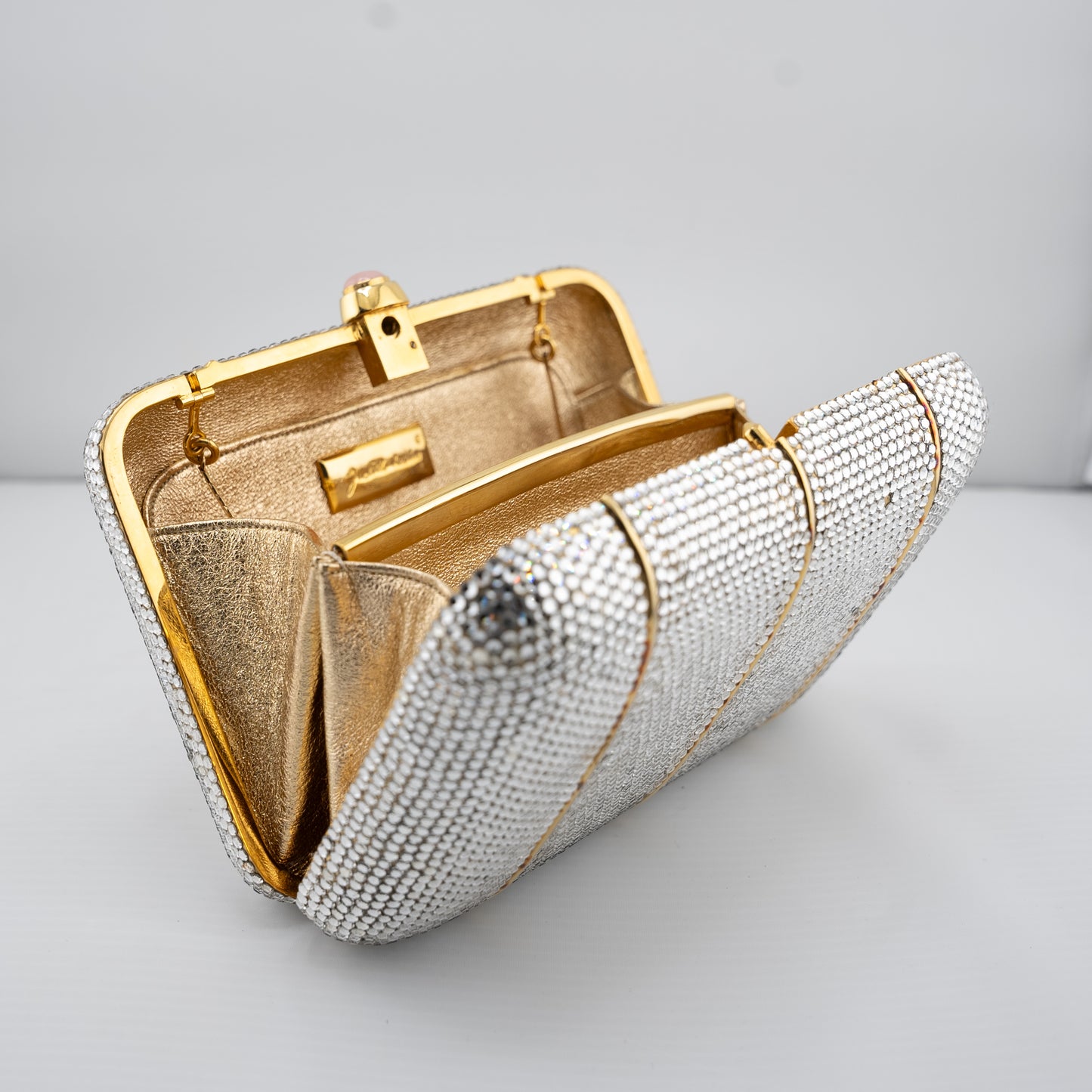 Judith Leiber Vintage Crystal Clutch Evening Bag