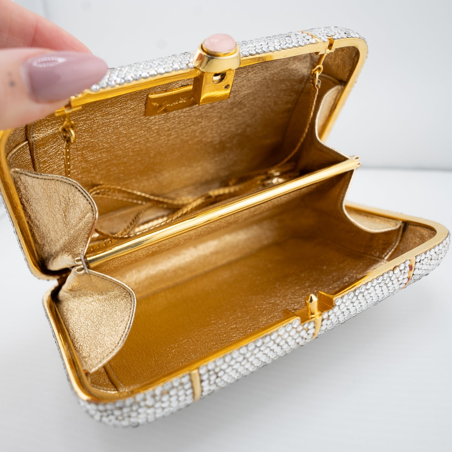 Judith Leiber Vintage Crystal Clutch Evening Bag