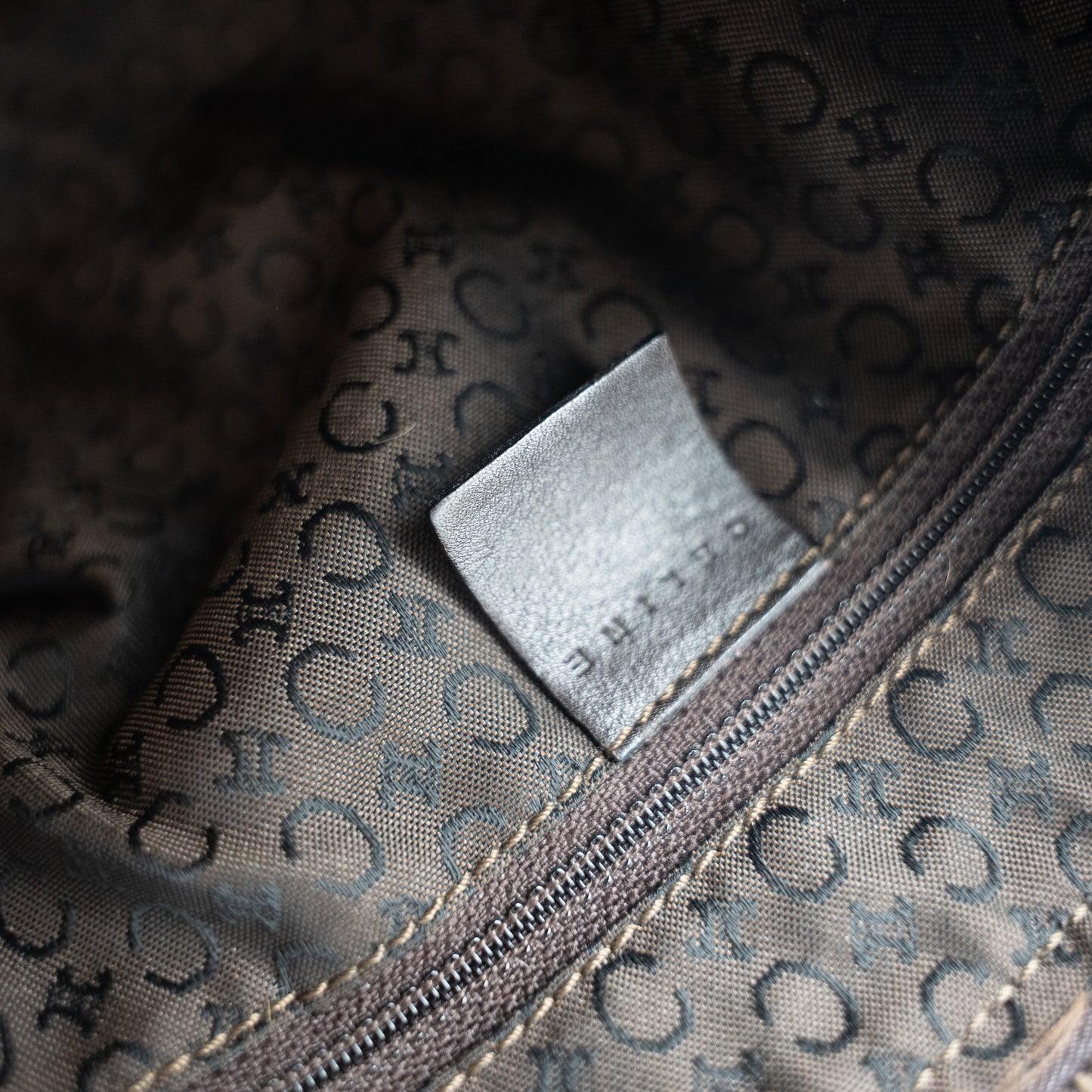 Celine Ponyhair Harako Logo Shoulder Bag Vintage Macadam