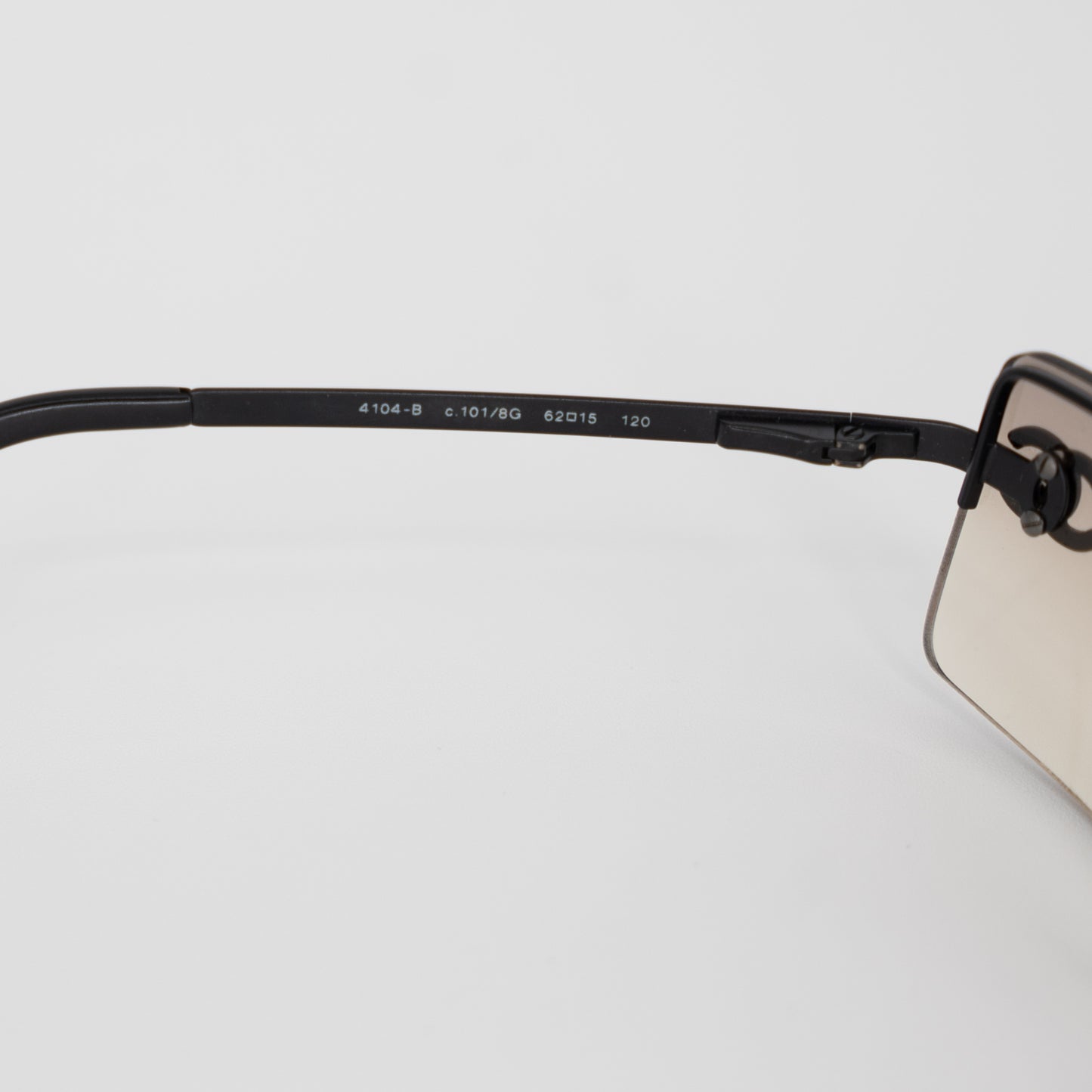 Chanel Sunglasses Vintage CC Black Ombre Crystal