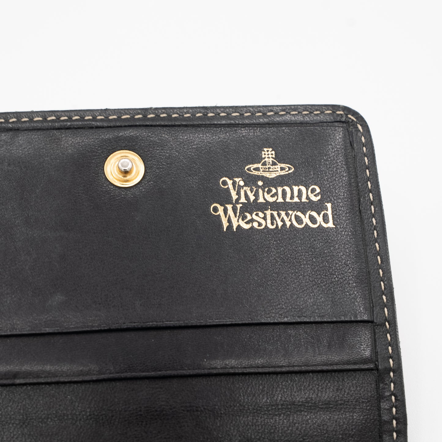 Vivienne Westwood Greek Wallet Basketweave Print SS 2000