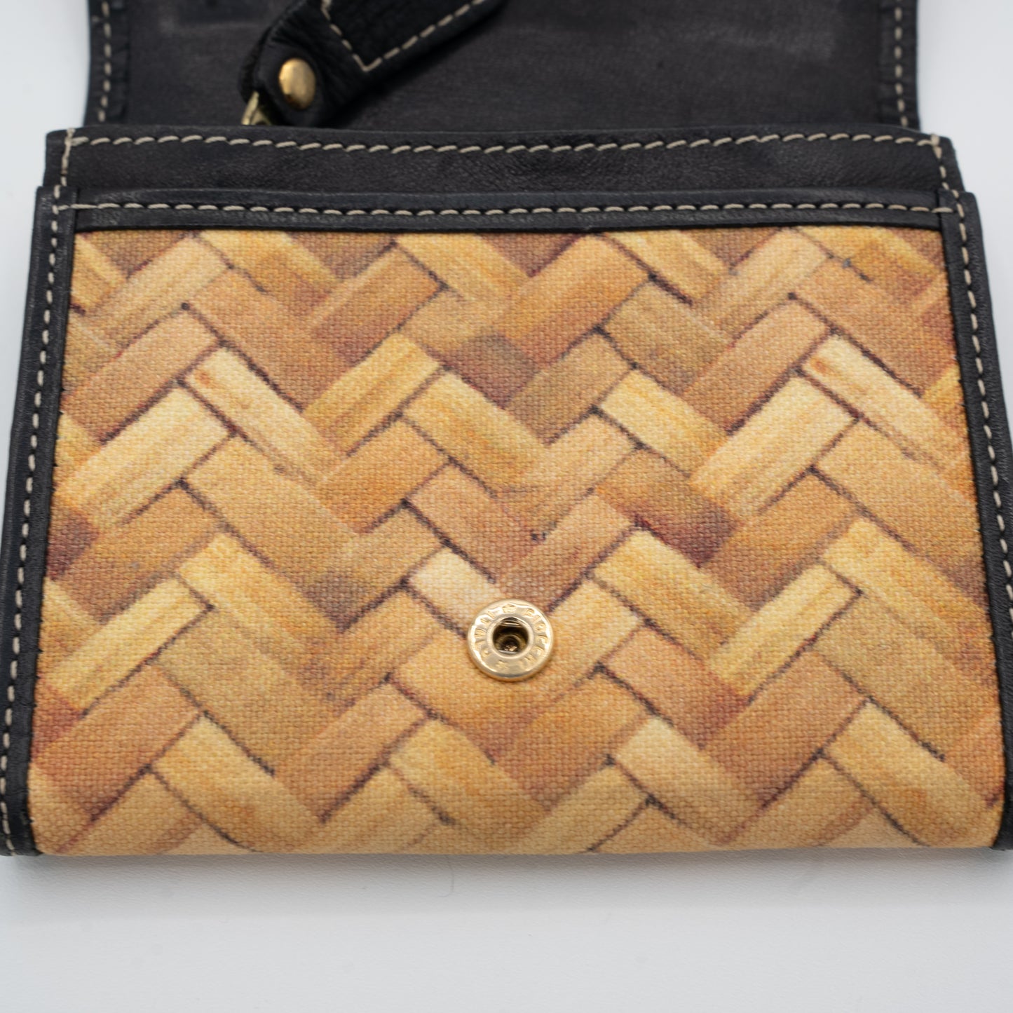 Vivienne Westwood Greek Wallet Basketweave Print SS 2000