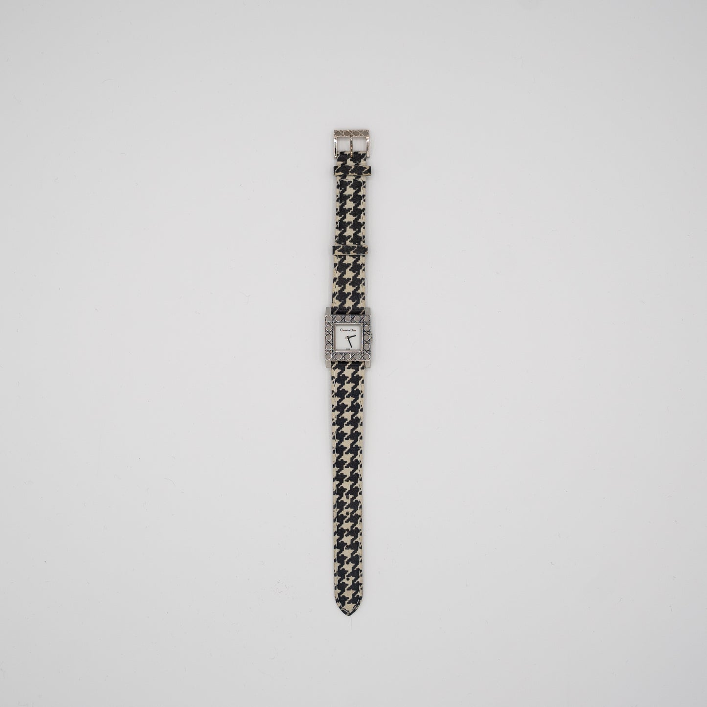 Christian Dior Vintage Houndstooth Watch