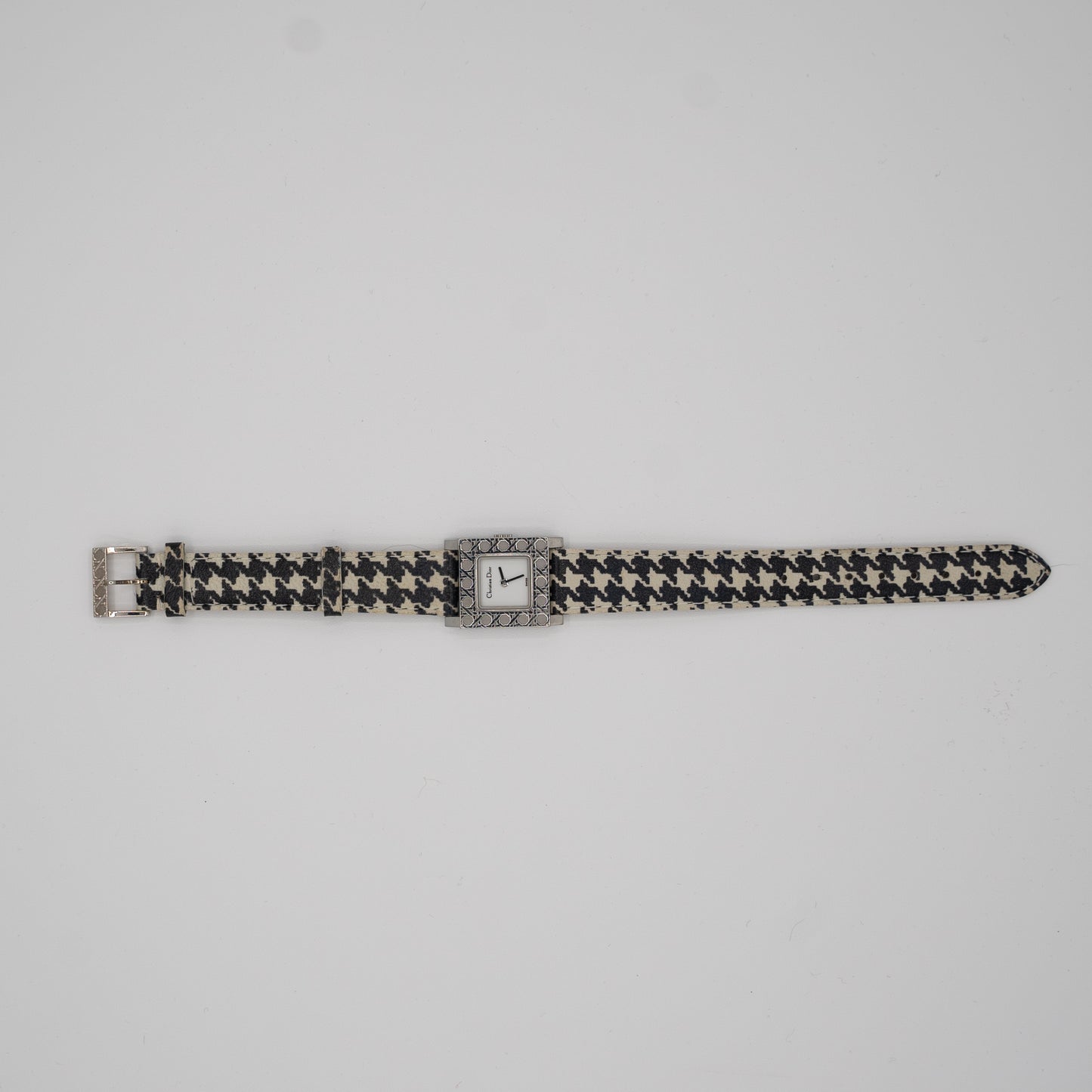 Christian Dior Vintage Houndstooth Watch