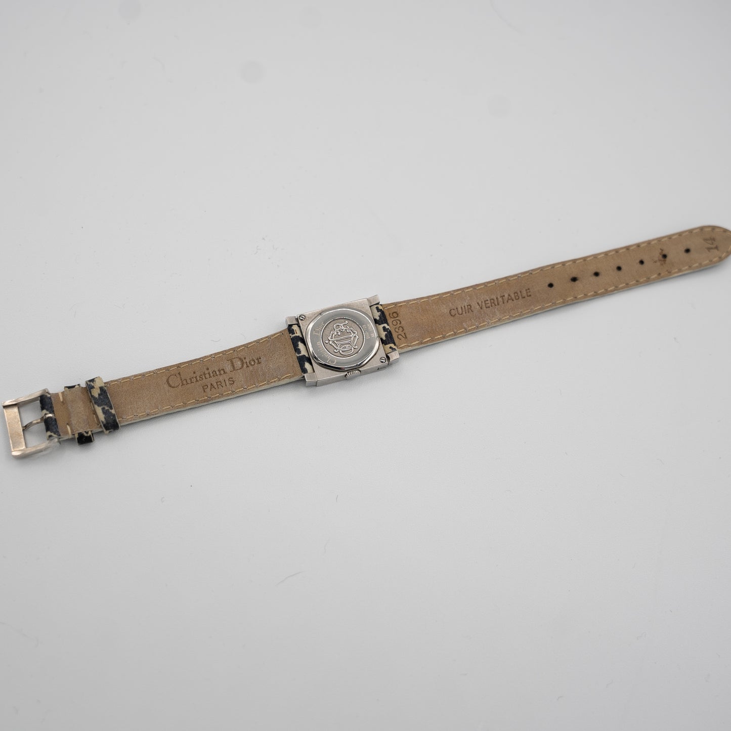 Christian Dior Vintage Houndstooth Watch