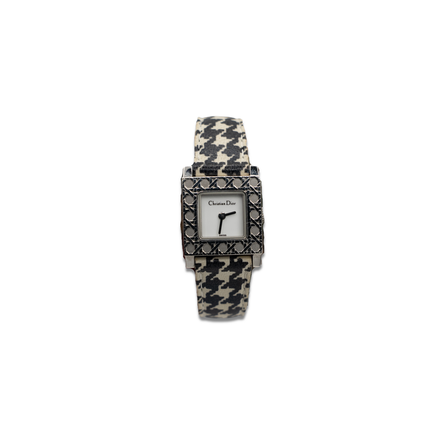 Christian Dior Vintage Houndstooth Watch