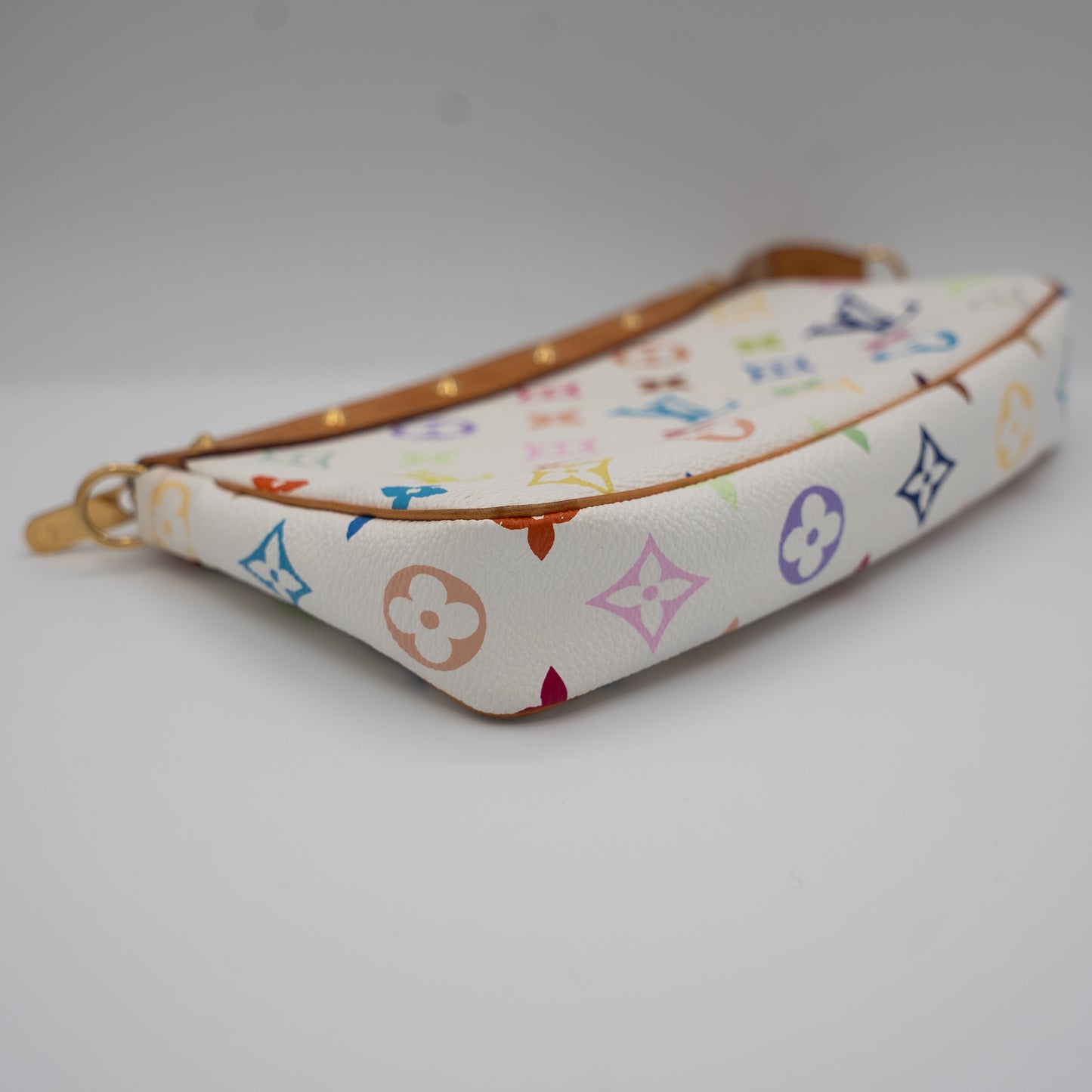 Louis Vuitton Vintage Takashi Murakami Collection Pochette Long Crossbody Strap
