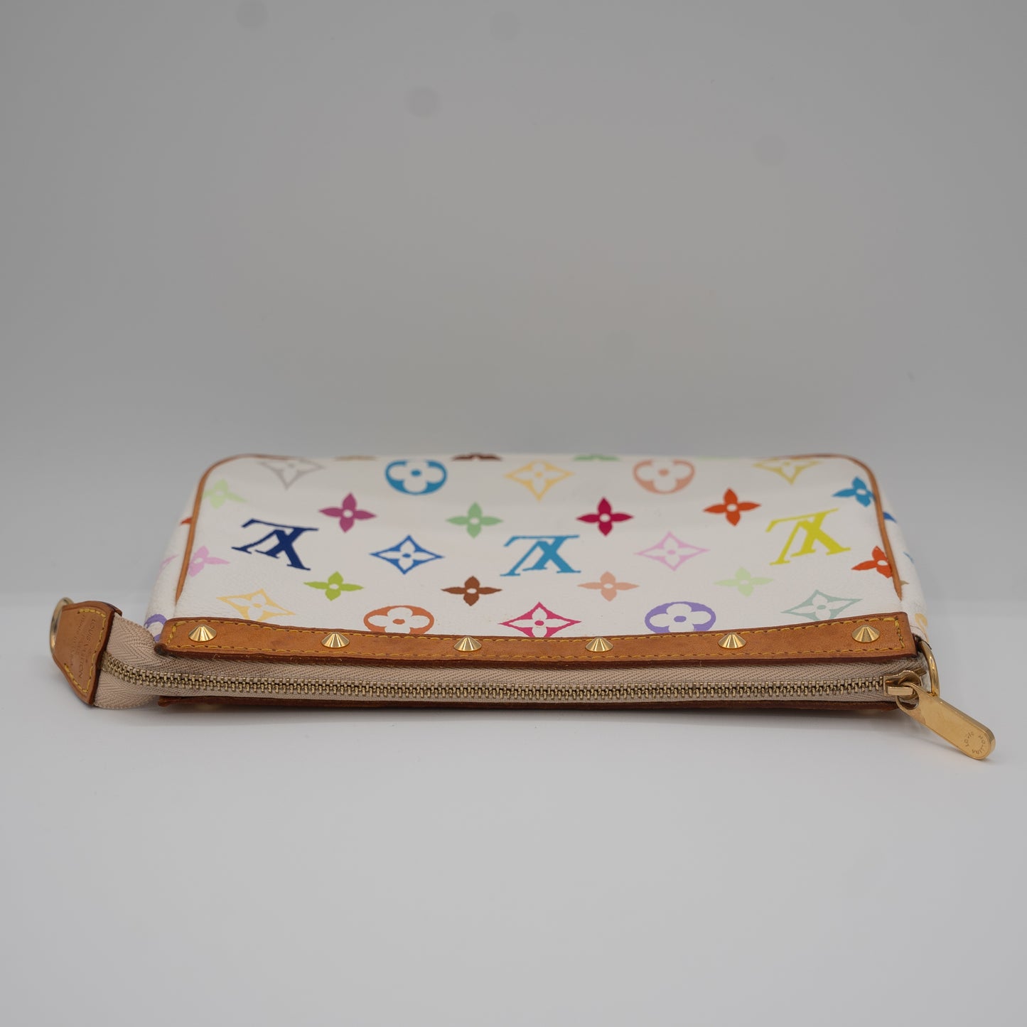 Louis Vuitton Vintage Takashi Murakami Collection Pochette Long Crossbody Strap