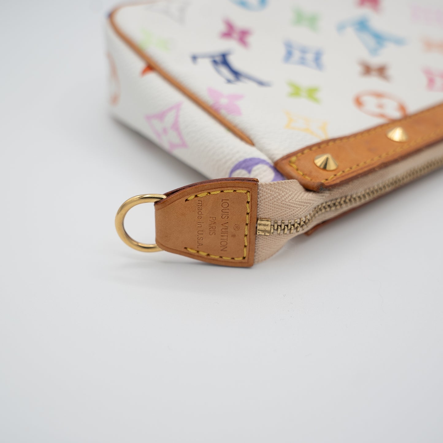 Louis Vuitton Vintage Takashi Murakami Collection Pochette Long Crossbody Strap
