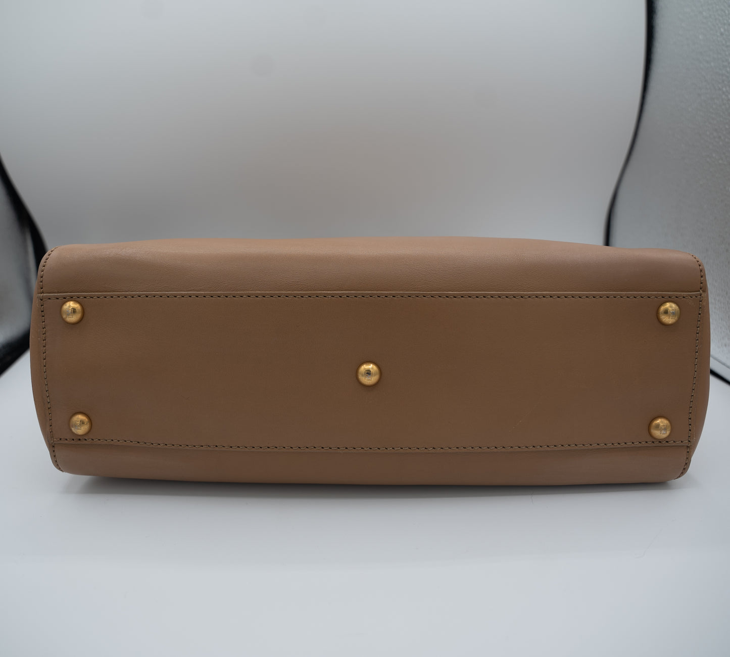 Fendi Peekaboo Soft Medium Brown/Tan 2Way Handbag