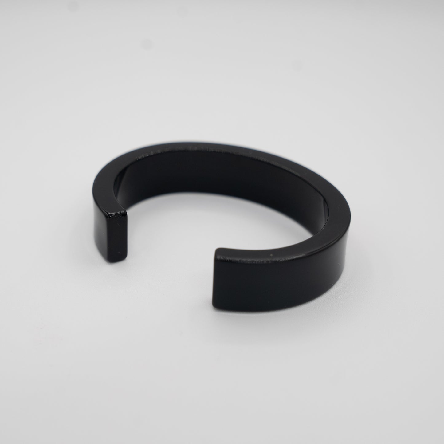 Christian Dior Black Red Lucite Cuff Bangle Y2K