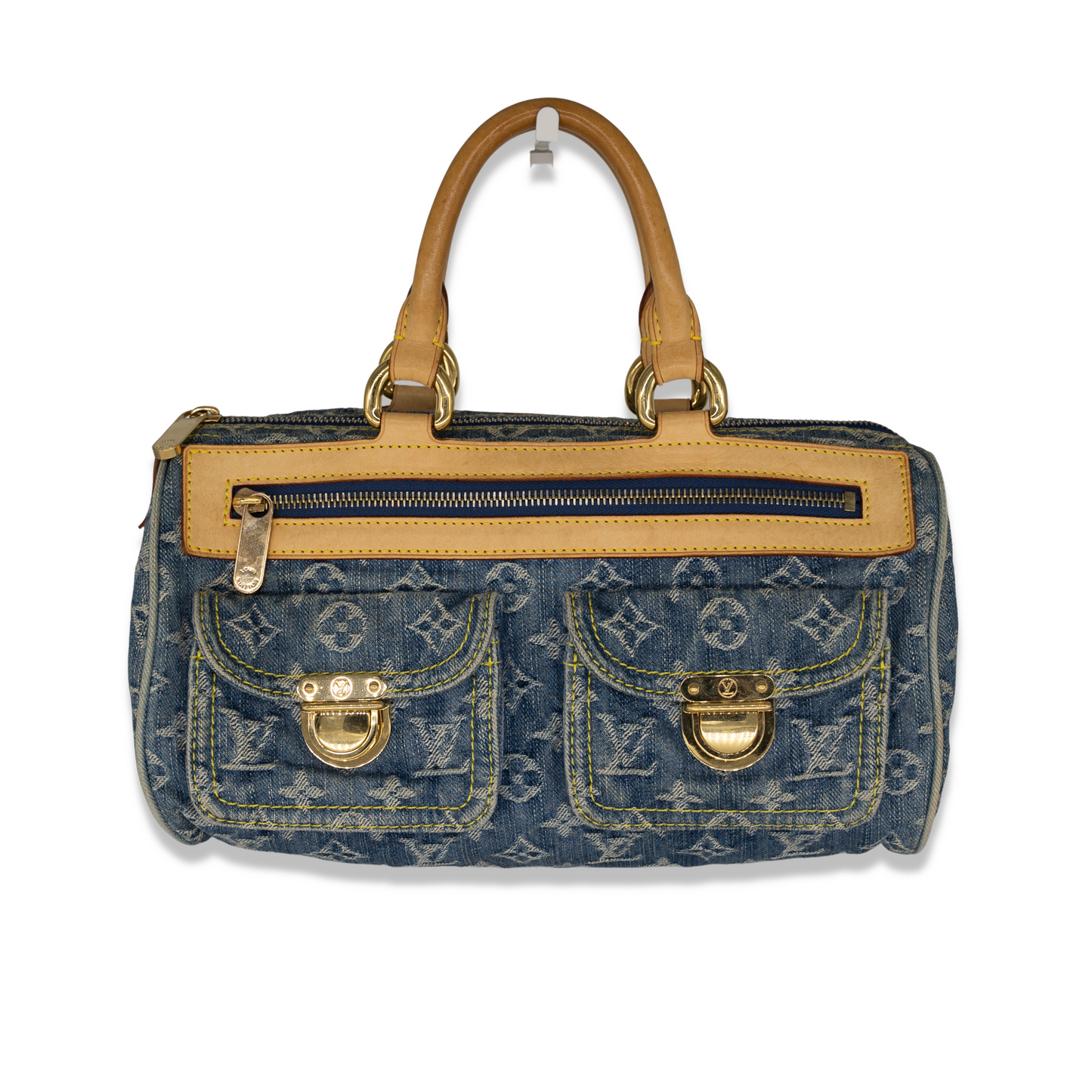 Louis Vuitton Neo Speedy Blue Denim Vintage
