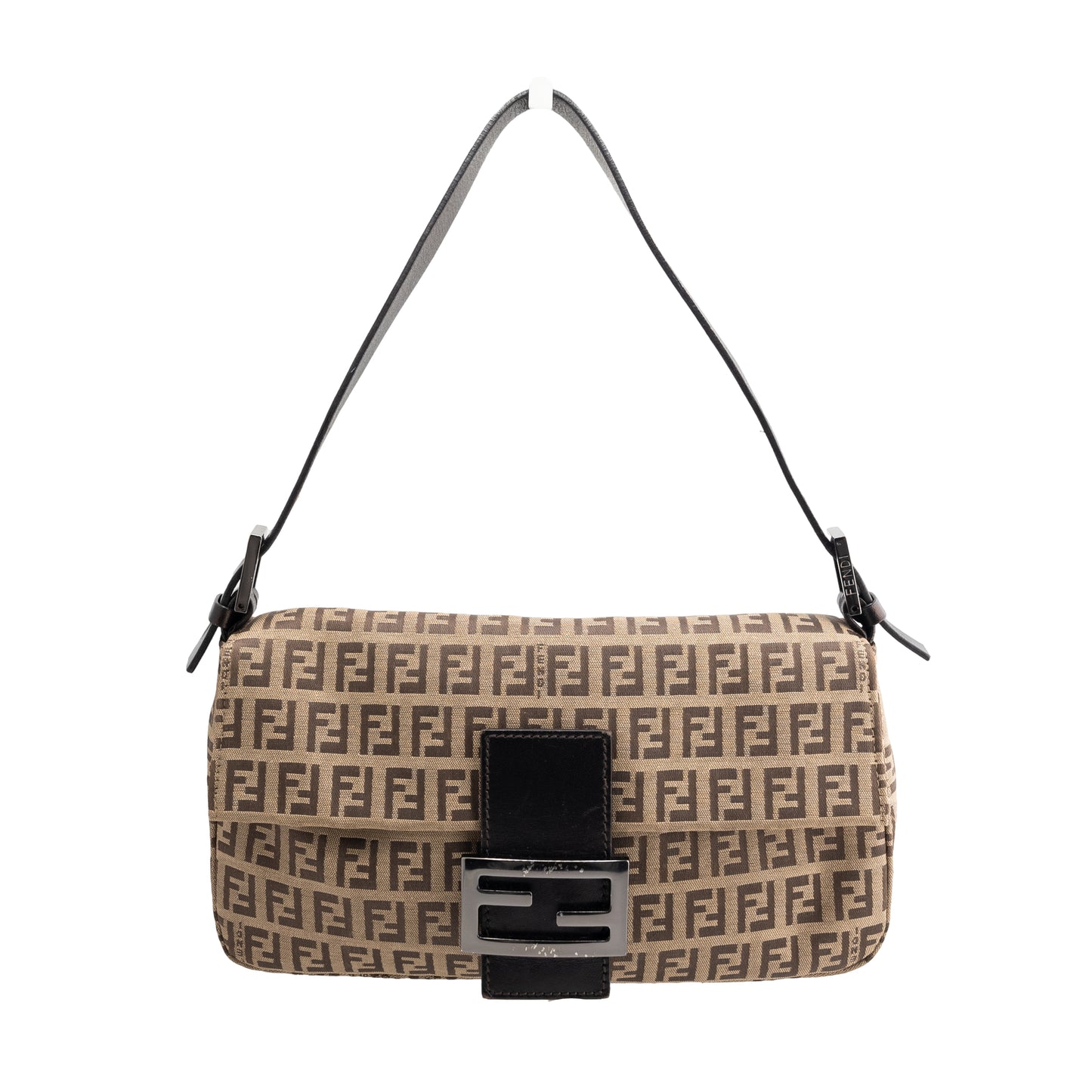 Fendi Canvas Monogram Baguette