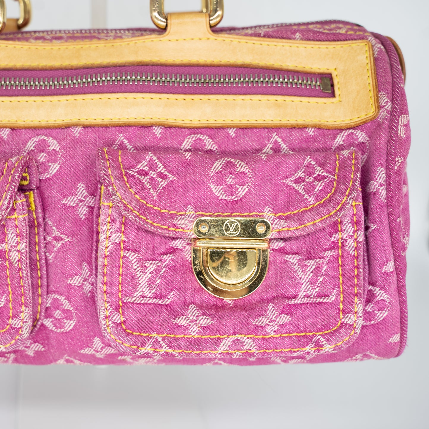 Louis Vuitton Neo Speedy Pink Denim Y2K