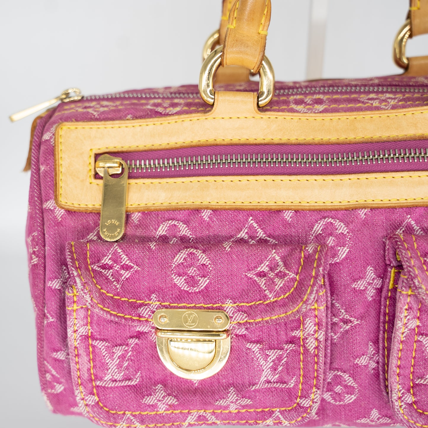 Louis Vuitton Neo Speedy Pink Denim Y2K