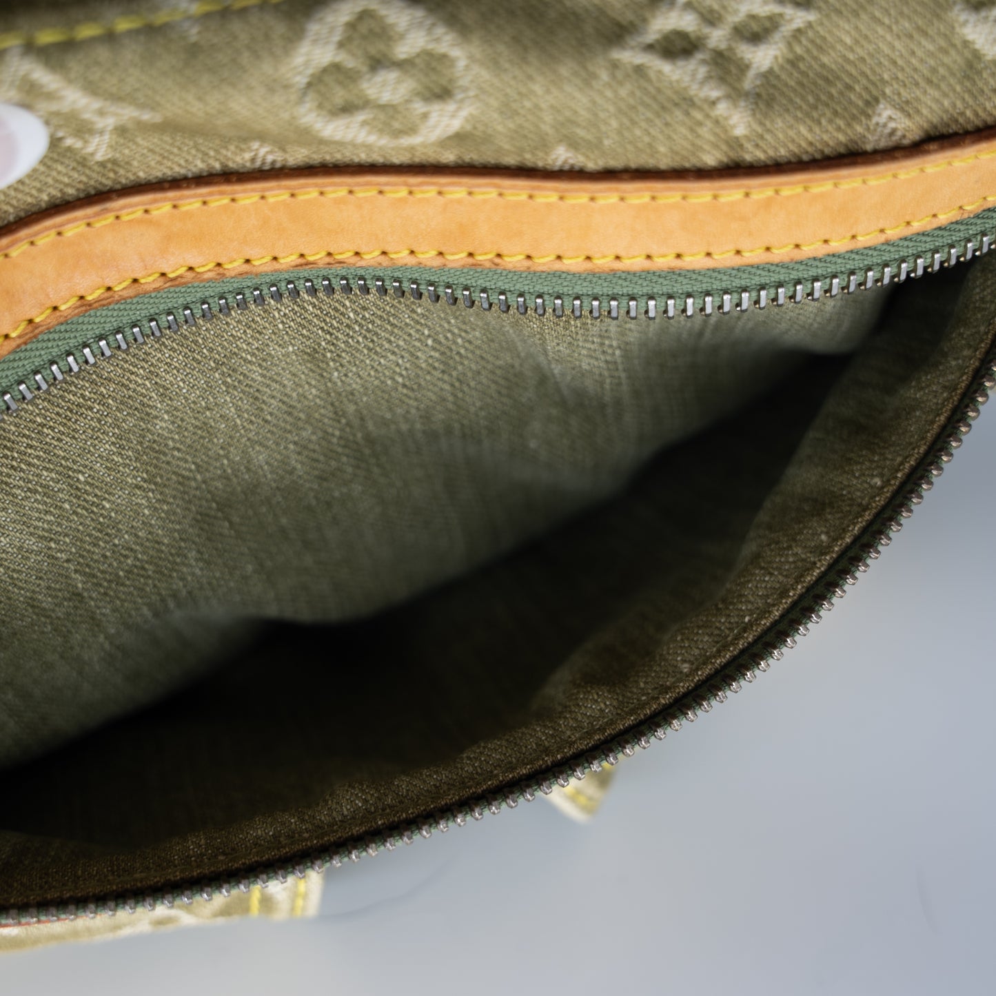 Louis Vuitton Baggy Denim Green Crossbody