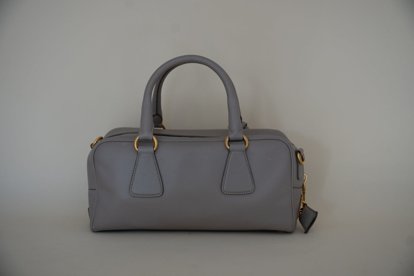 Prada Saffiano Lux Galleria Bauletto East West - Beige