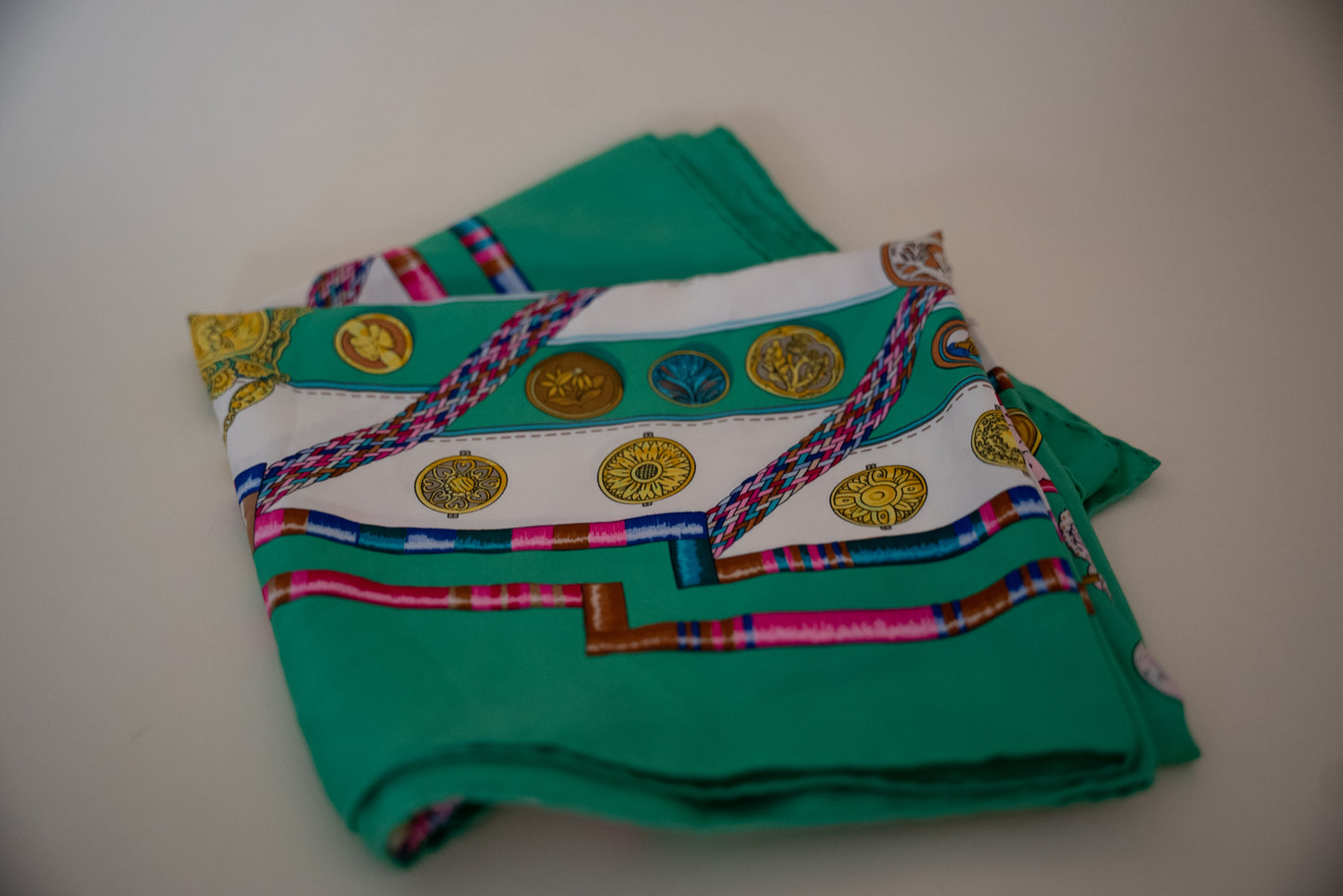 Hermes Silk Scarf - 100% Silk