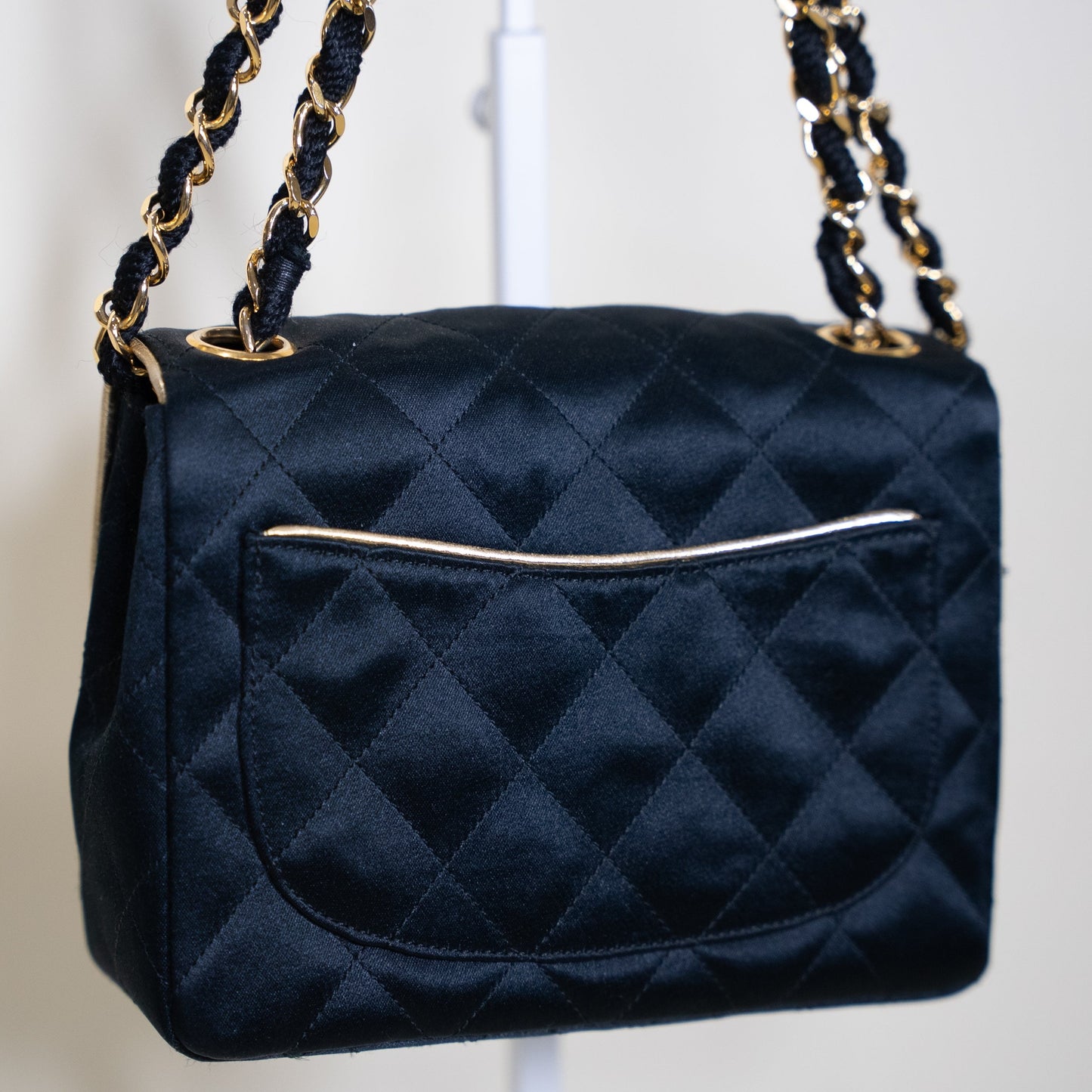 Chanel Classic Mini Square Chain CC Turn Lock Rare 1990s