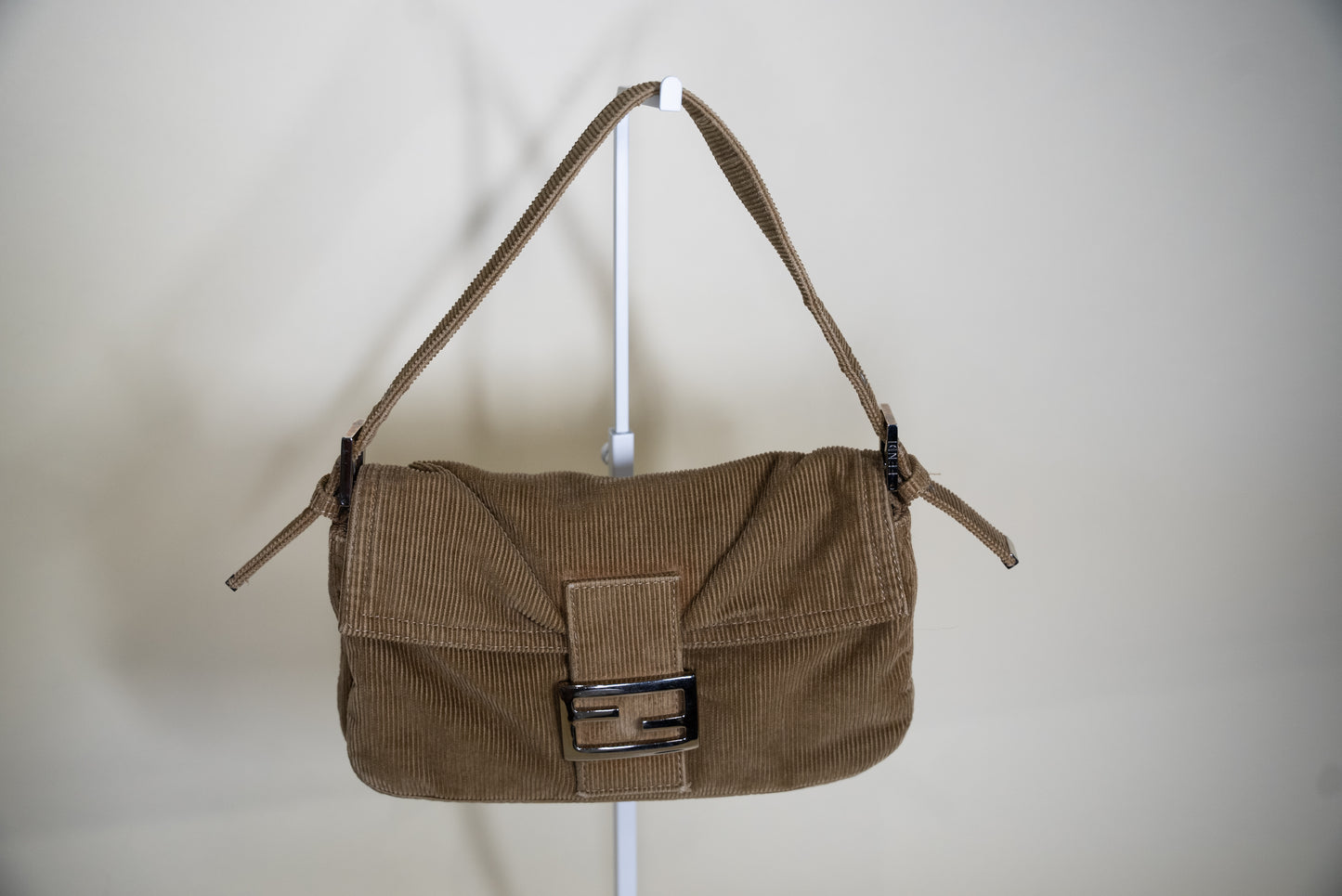 Fendi Baguette - Beige Corduroy