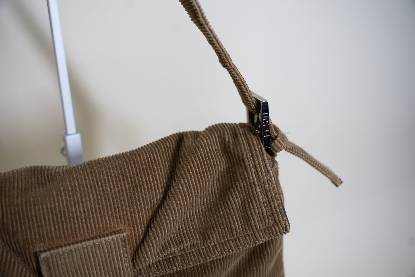 Fendi Baguette - Beige Corduroy