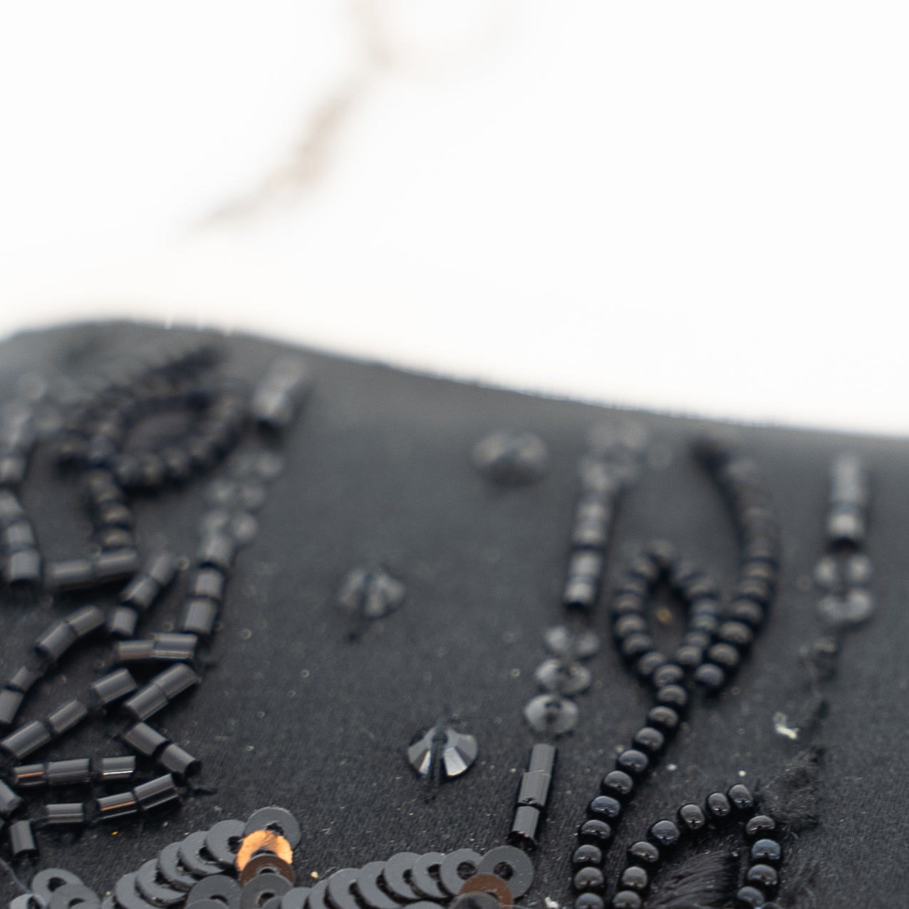 Christian Dior Embellished Beaded Black Mini Saddle Bag Limited Edition - Rare