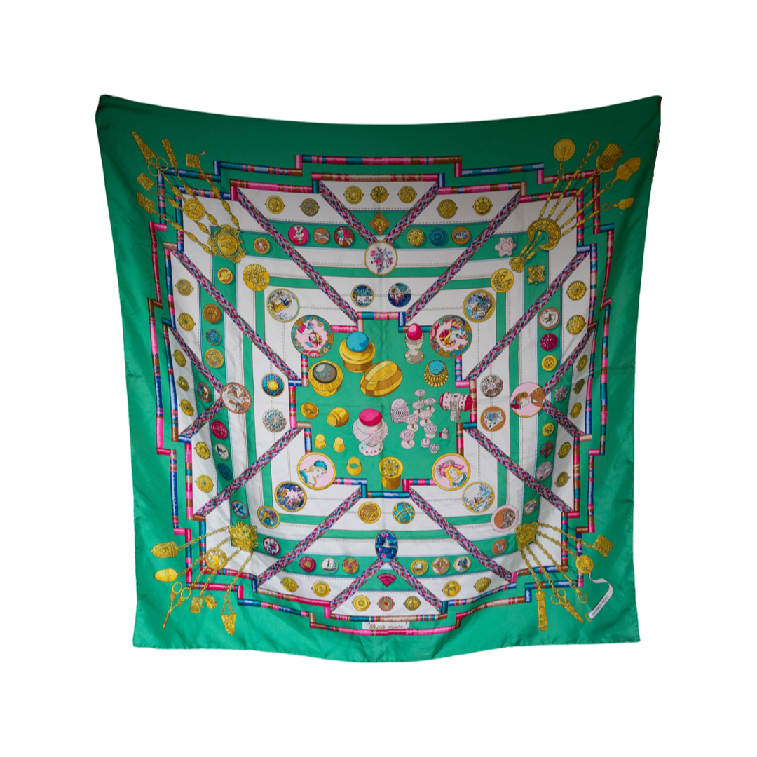 Hermes Silk Scarf - 100% Silk