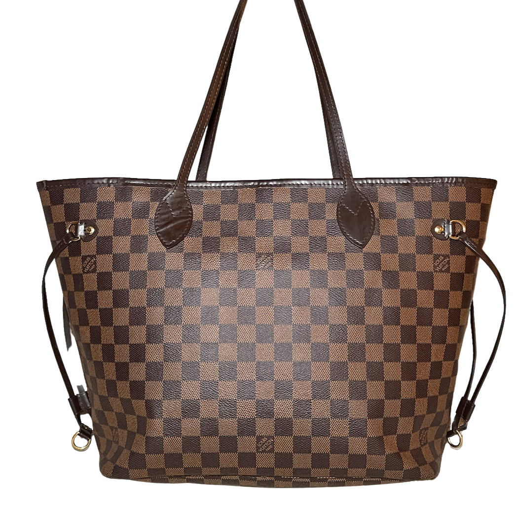 Louis Vuitton Damier Ebene Neverful MM Full Set