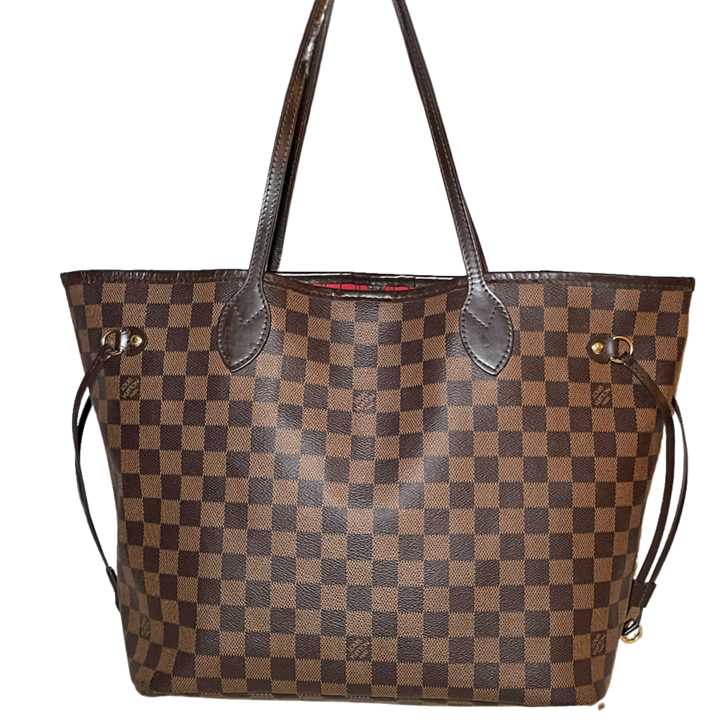 Louis Vuitton Damier Ebene Neverful MM Full Set