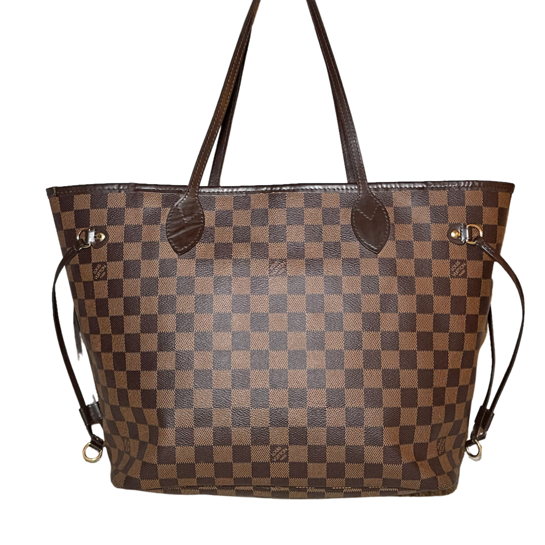 Louis Vuitton Damier Ebene Neverful MM Full Set