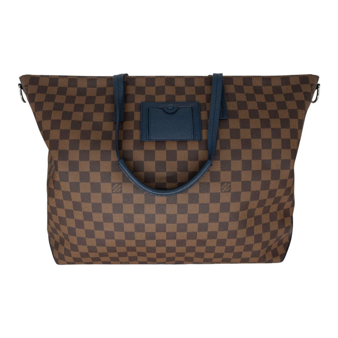 Louis Vuitton Damier Ebene Herald 2WAY Brown + Navy Tote