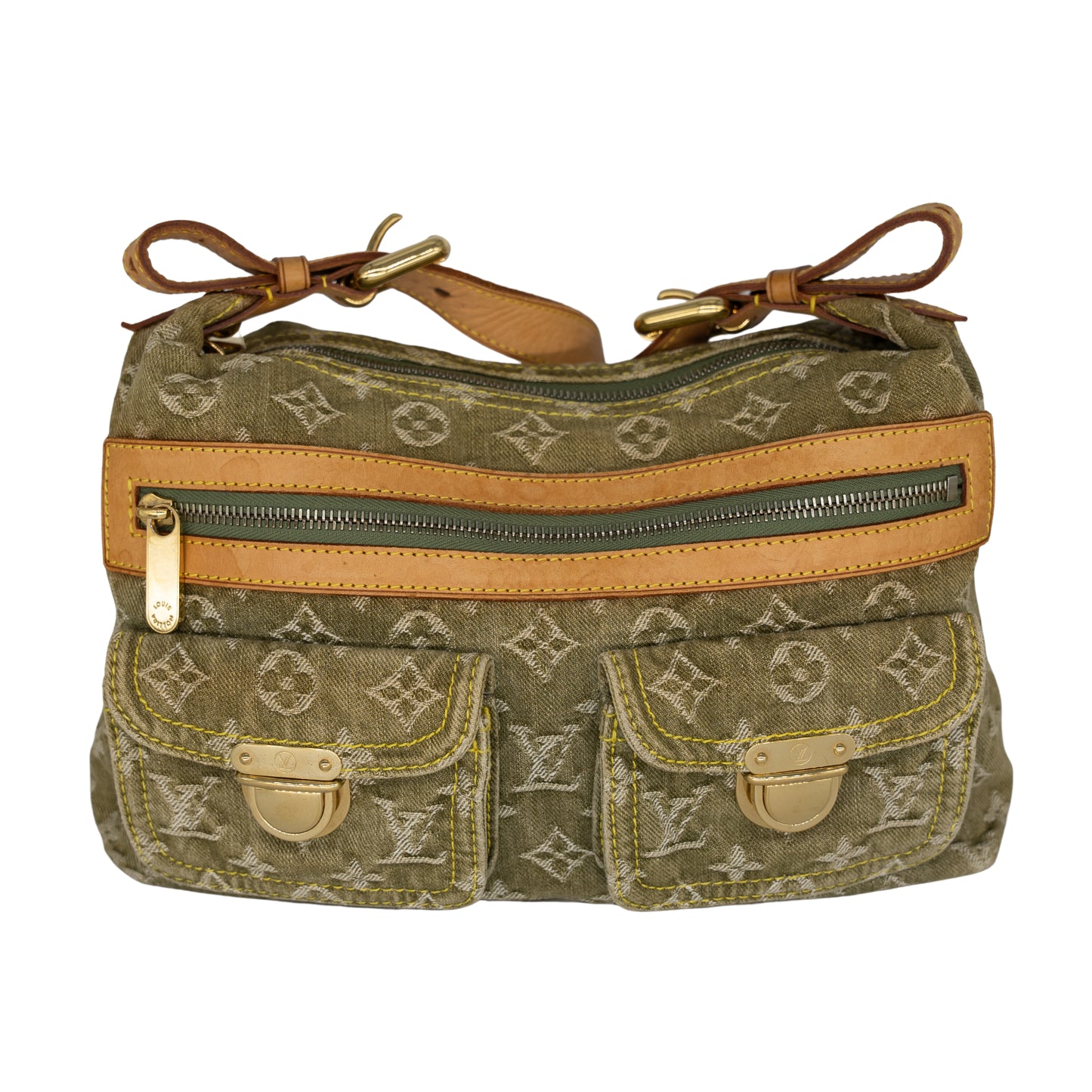 Louis Vuitton Baggy Denim Green Crossbody