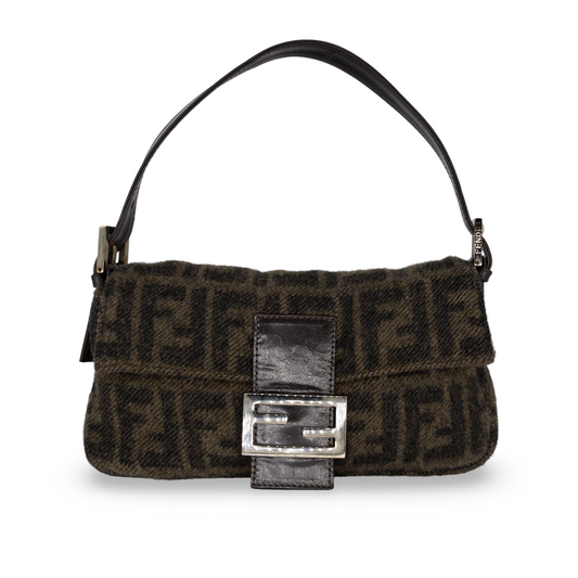 Fendi Baguette Wool Zucca