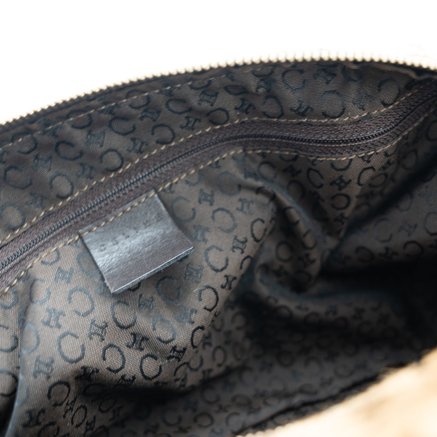 Celine Ponyhair Harako Logo Shoulder Bag Vintage Macadam