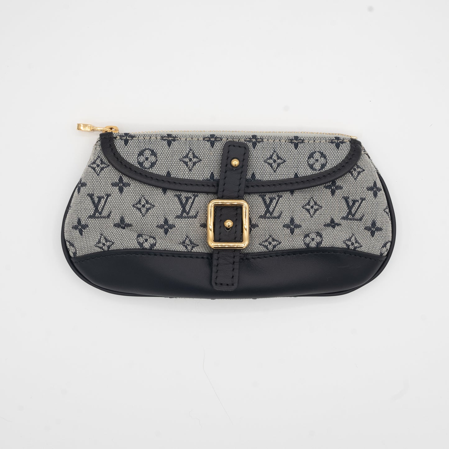 Louis Vuitton Mini Lin Anne Sophie Wallet Denim Leather