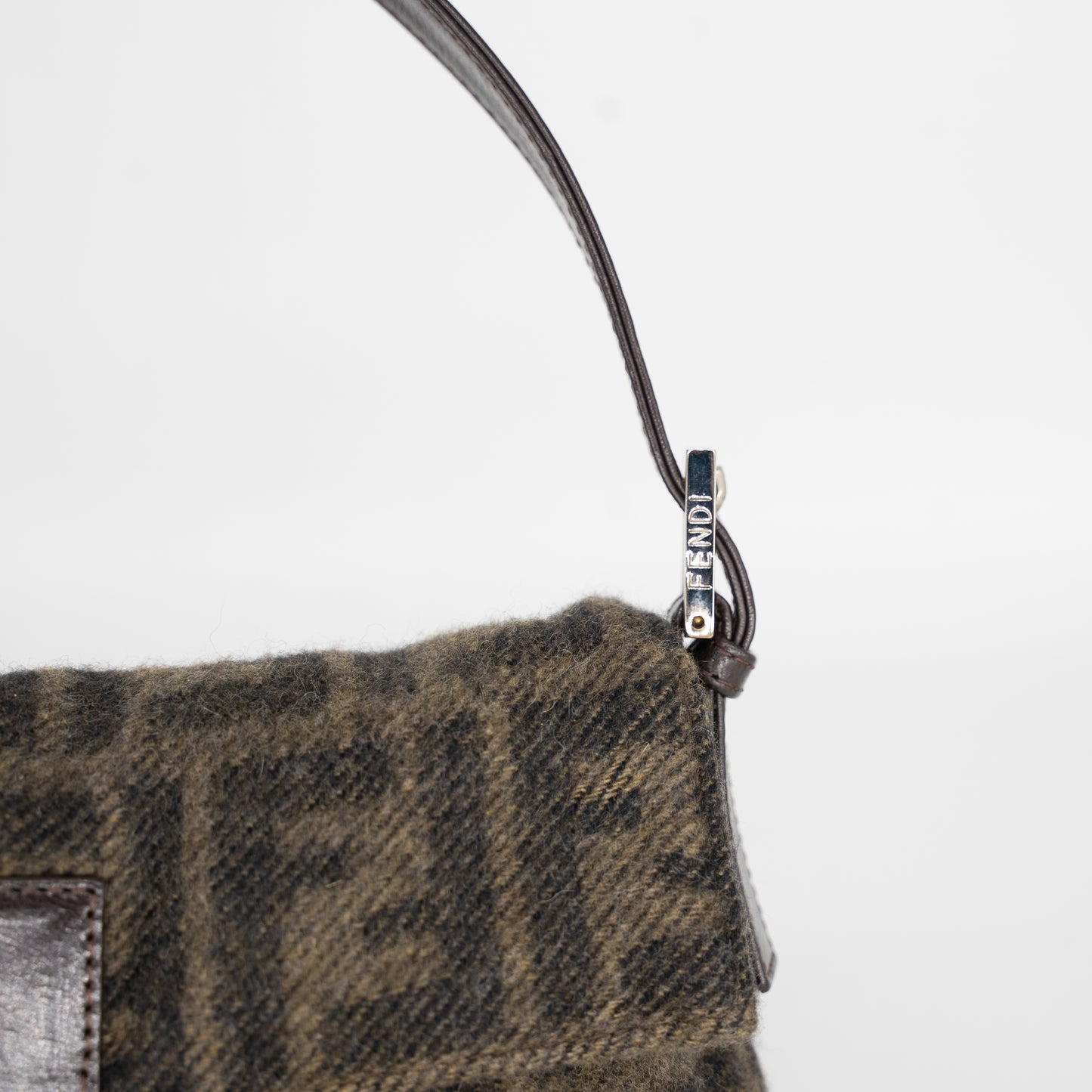 Fendi Baguette Wool Zucca