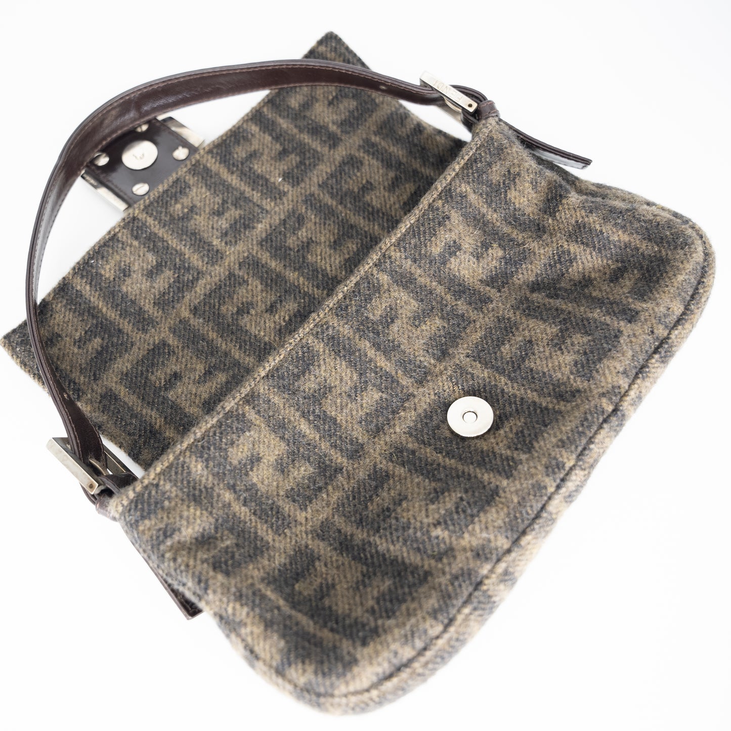 Fendi Baguette Wool Zucca