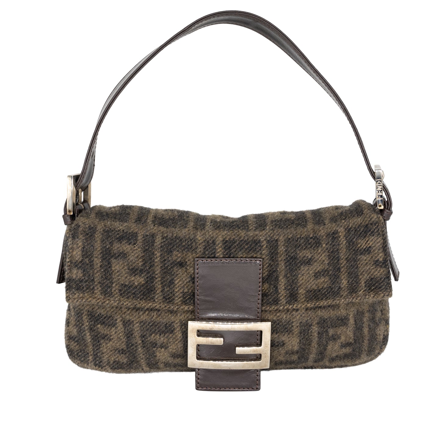 Fendi Baguette Wool Zucca