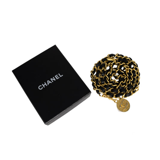 Chanel Vintage 80's Belt + Box Rare